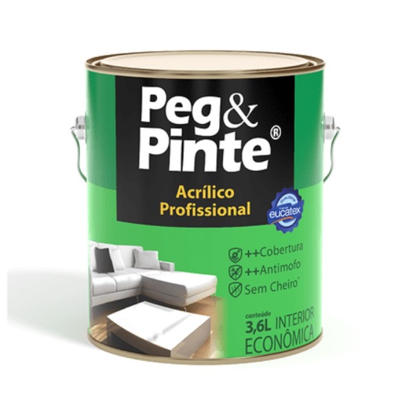 PEGPINT ACRILICO 3,6L CORES