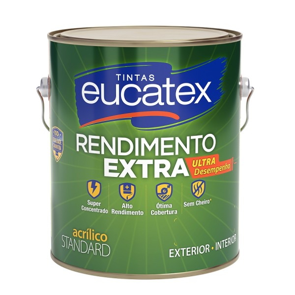 EUCATEX RENDIMENTO EXTRA 3,6L BRANCO