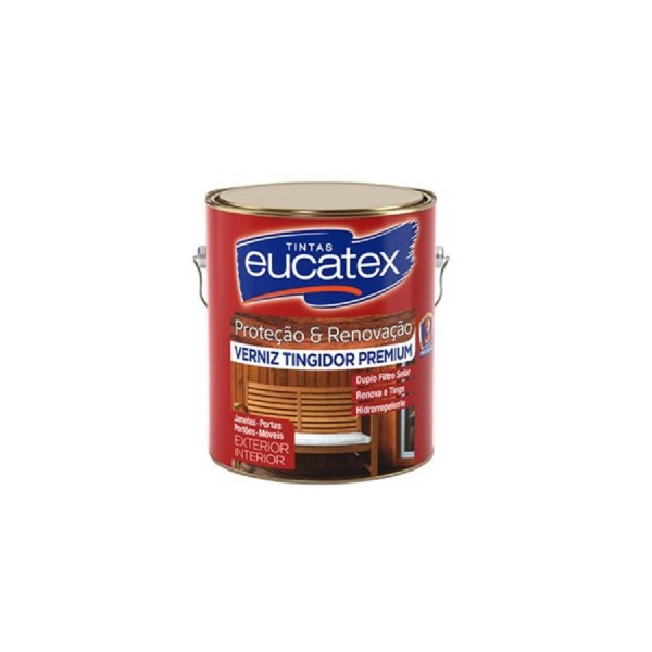 EUCATEX VERNIZ TINGIDOR PREMIUM MOGNO 900ML