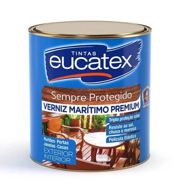 EUCATEX VERNIZ MARITIMO BRILHANTE 900ML