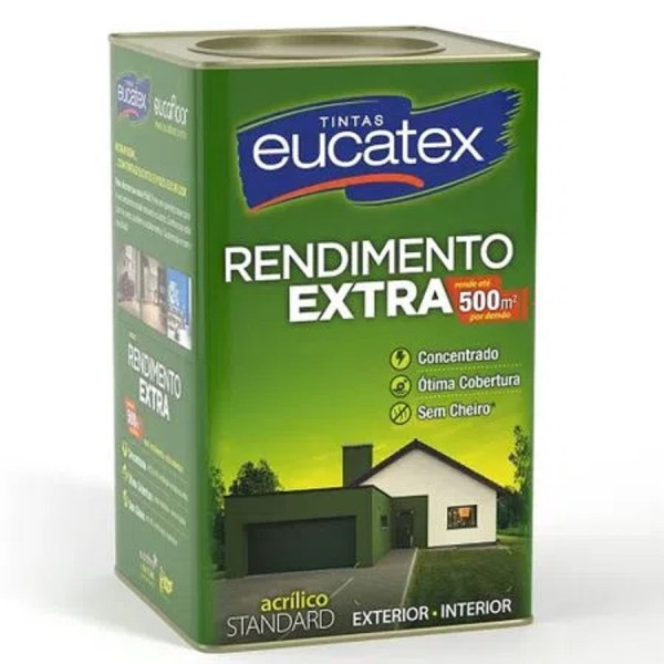 EUCATEX RENDIMENTO EXTRA 18L BRANCO